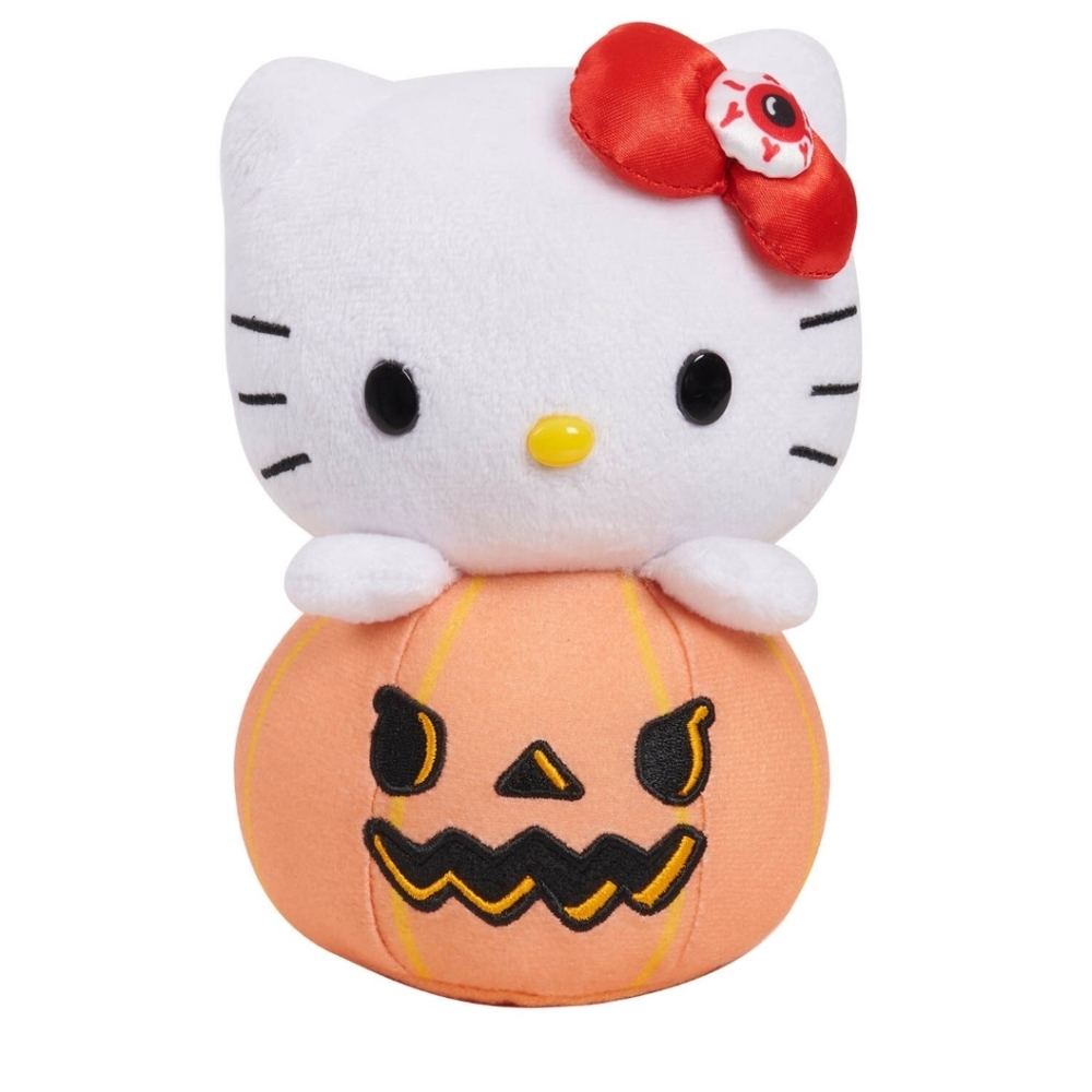Brand new Sanrio Halloween Hello Kitty Beanie Plush, Pumpkin ONLY.